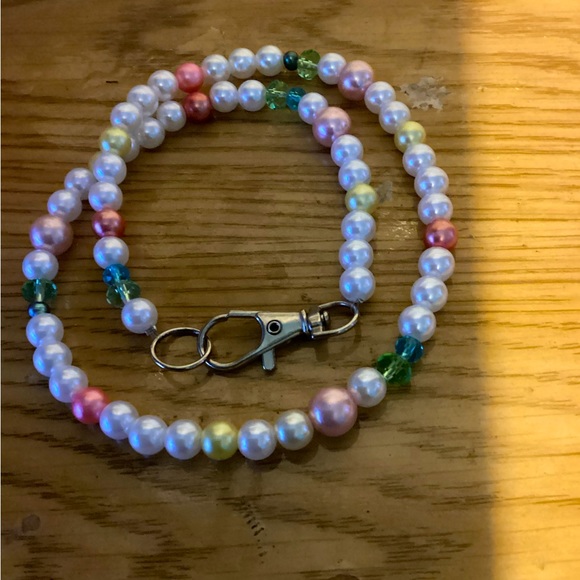 Other - Men's Colored Pearl Necklace